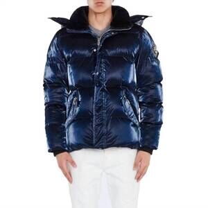 NEW WOODPECKER bumnester 3/4 coat in all wet navy